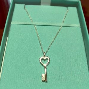Tiffany & Co key necklace
